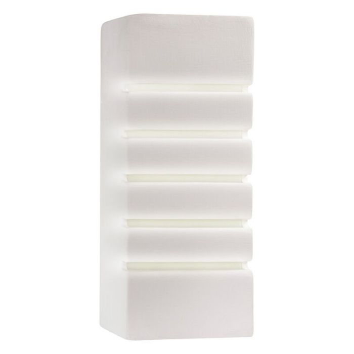 Moderne up down wandlamp Lysan, wit, keramiek