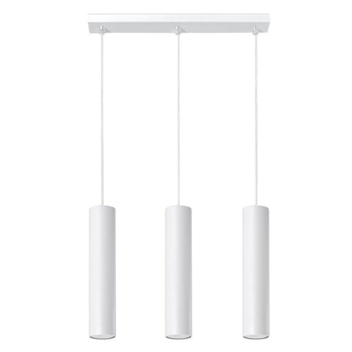 Witte hanglamp Harley, aluminium, 3L