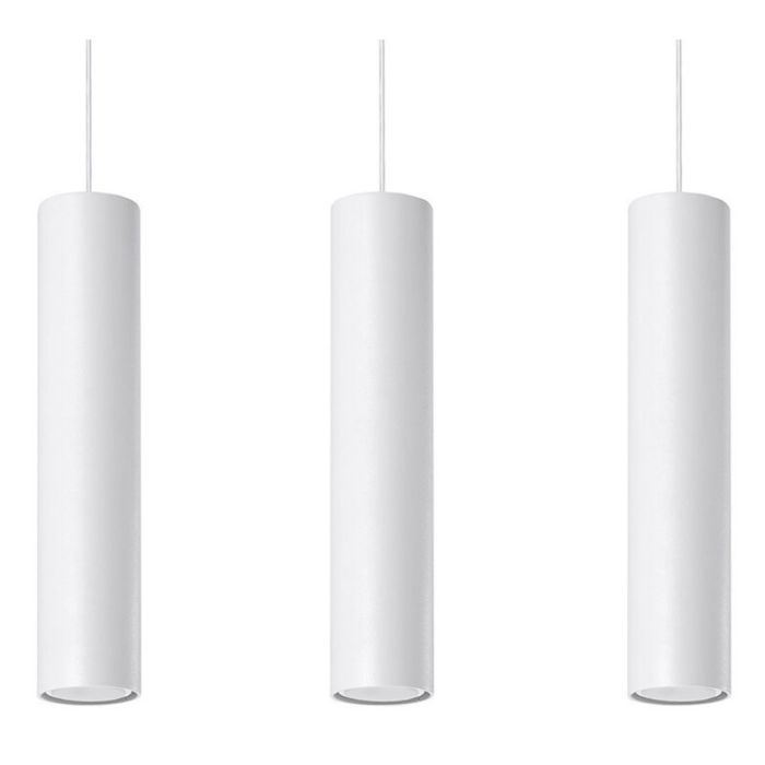 Witte hanglamp Harley, aluminium, 3L