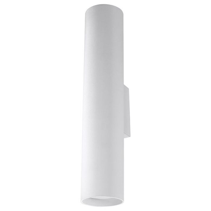 Witte up down wandlamp Harley, aluminium