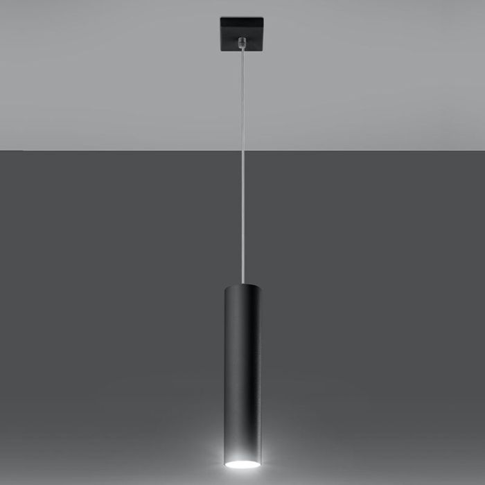 Zwarte hanglamp Harley, aluminium