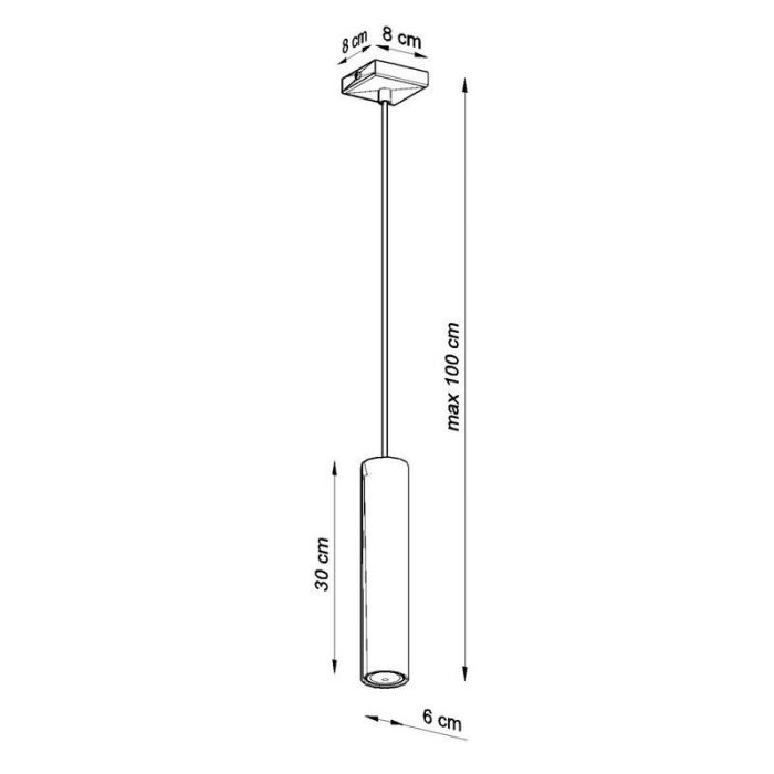 Zwarte hanglamp Harley, aluminium