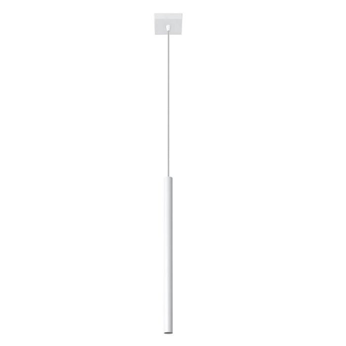 Moderne hanglamp Hillary, wit, aluminium