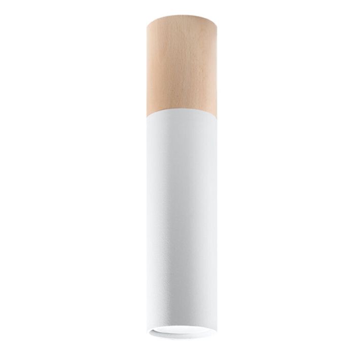 Witte opbouwspot Francesca, aluminium