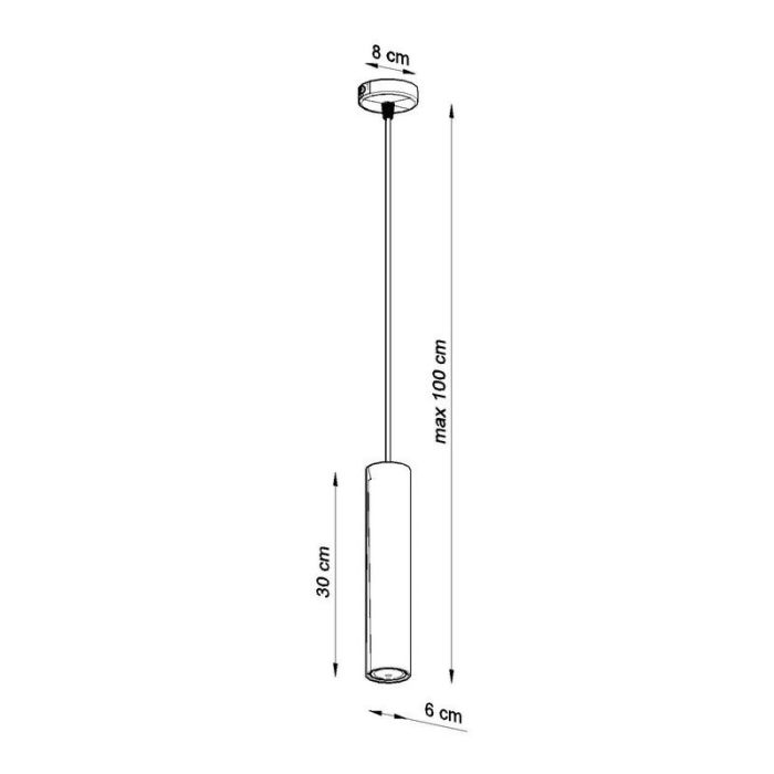 Houten hanglamp Francina