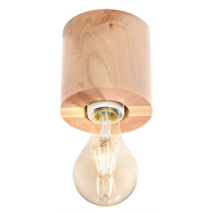 Landelijke opbouwspot Anela, bruin, hout