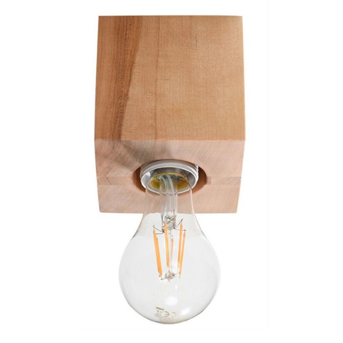 Landelijke opbouwspot Anniko, bruin, hout