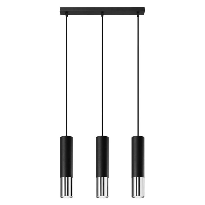 Moderne hanglamp Hediye, chroom, aluminium, 3L