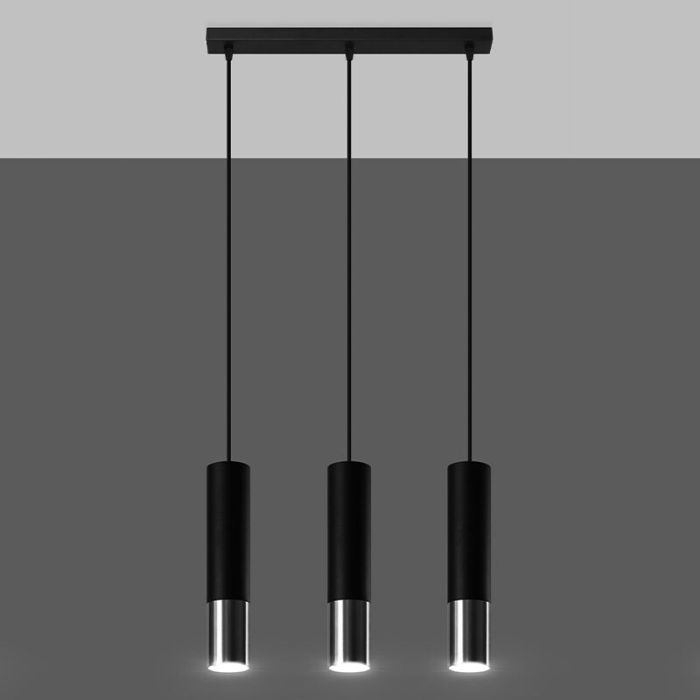 Moderne hanglamp Hediye, chroom, aluminium, 3L