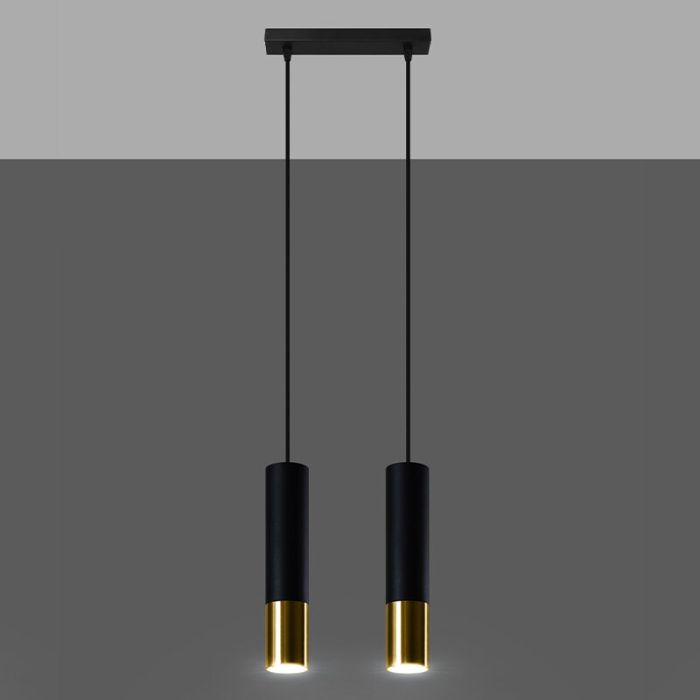 Moderne hanglamp Hediye, goud, aluminium, 2L