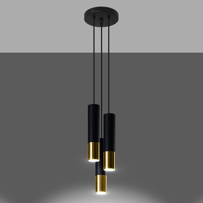 Moderne hanglamp Hediye, goud, aluminium, 3L