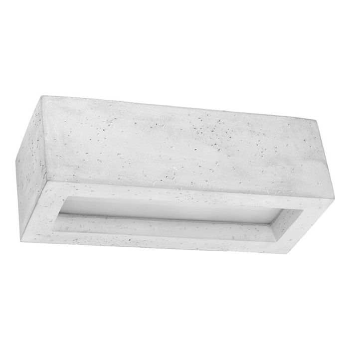 Betonnen up down wandlamp Emmaly, grijs