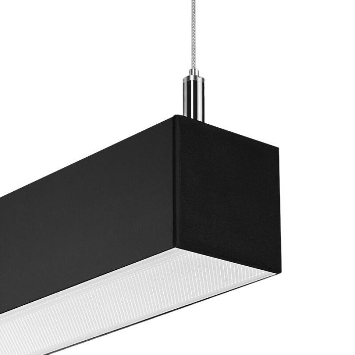 Moderne hanglamp Mascha, zwart, aluminium, 31w, 3000K