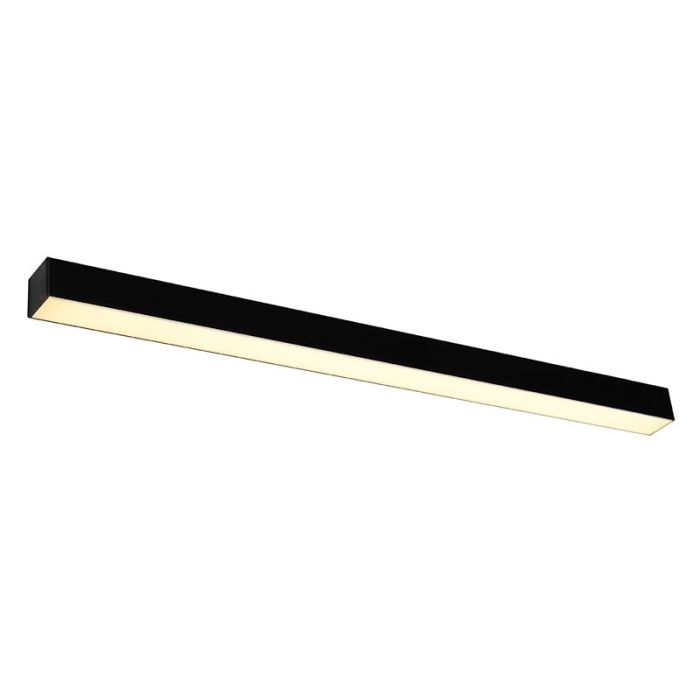 Moderne wandlamp Mascha, zwart, aluminium, 31w, 3000K