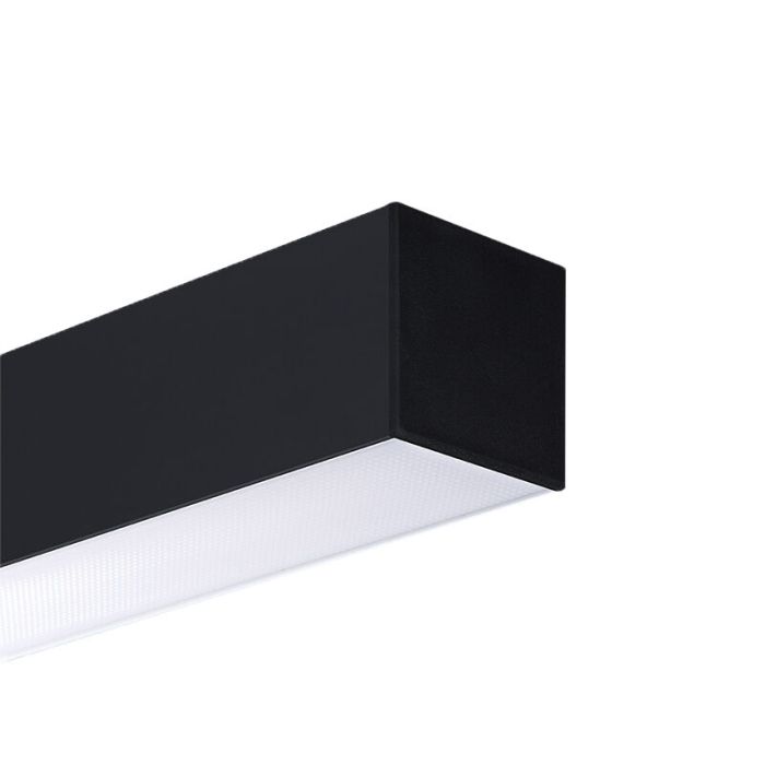 Moderne wandlamp Mascha, zwart, aluminium, 31w, 3000K