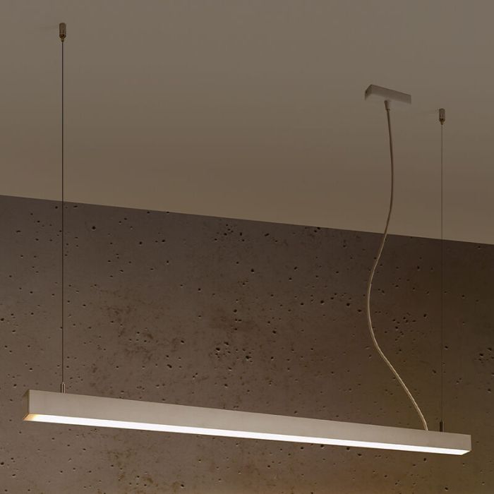 Moderne hanglamp Mascha, wit, aluminium, 38w, 3000K