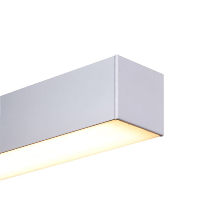 Moderne plafondlamp Mascha, wit, aluminium, 48W, 3000K