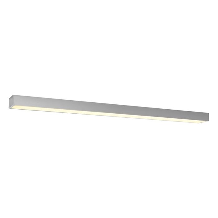 Moderne plafondlamp Mascha, grijs, aluminium, 48W, 3000K