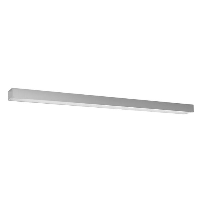 Moderne plafondlamp Mascha, grijs, aluminium, 48W, 3000K