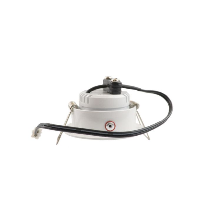 2 kantelbare veranda spots Rona, IP44, met aansluitset en afstandsbediening, wit