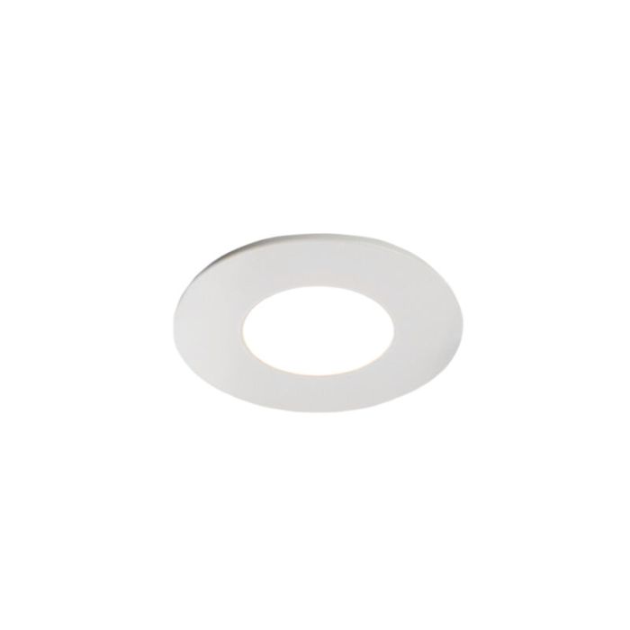 10 witte veranda inbouwspots Dico, IP65, incl. aansluitset en afstandbediening