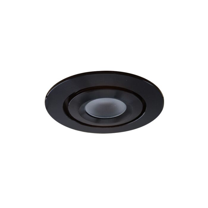 10 kantelbare veranda spots Rona, IP44, met aansluitset en afstandsbediening, zwart