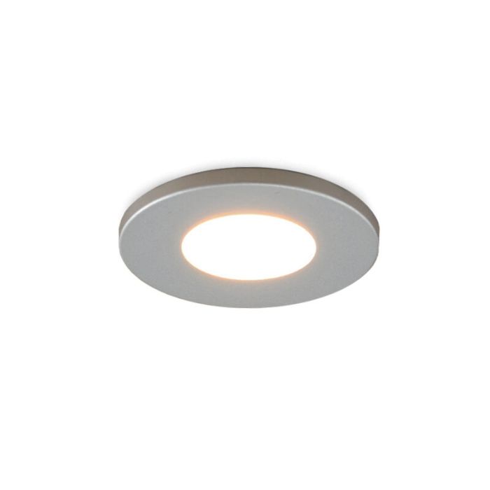 18 geborsteld Chroom veranda inbouwspots Dico, IP65, incl. aansluitset en afstandbediening