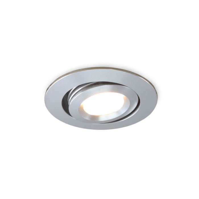 21 kantelbare veranda spots Rona, IP44, met aansluitset en afstandsbediening, geborsteld chroom