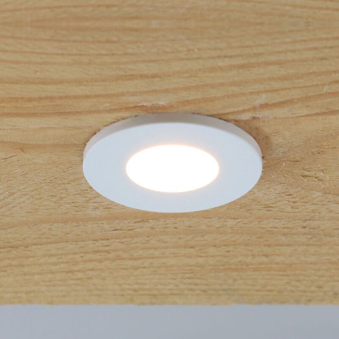 22 witte veranda inbouwspots Dico, IP65, incl. aansluitset en afstandbediening