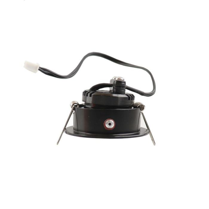 6 kantelbare smart veranda spots Rona, IP44, met aansluitset, zwart