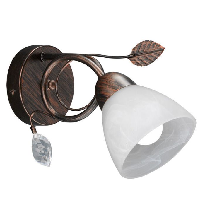 Roestkleurige wandlamp klassiek, Astrid