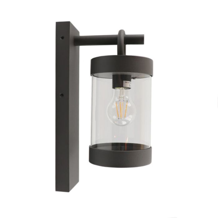 Antraciet schemersensor buitenlamp Sambesi, Modern