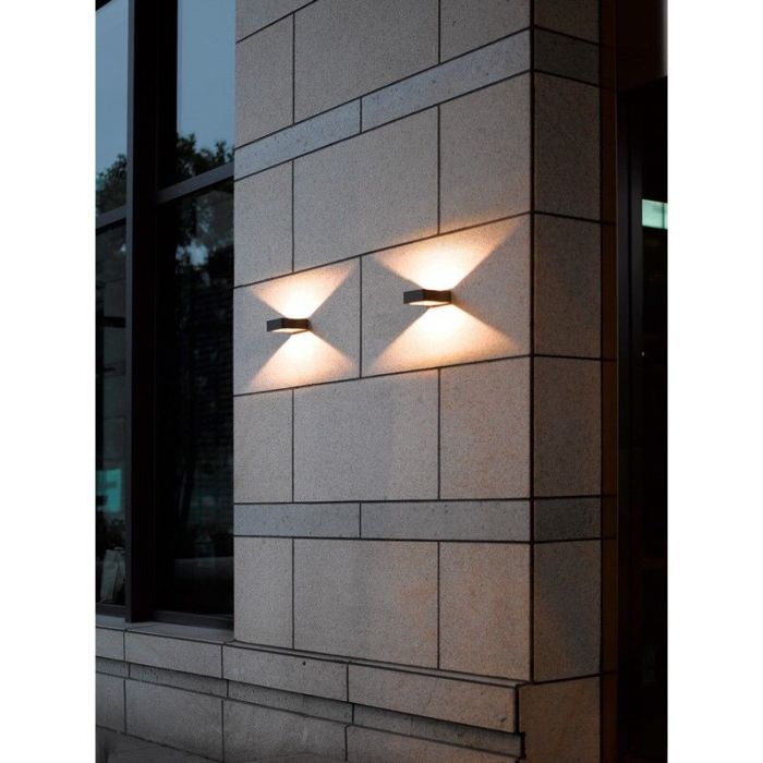 Antraciete buitenlamp modern, Norton, 4,5W, 3000K LED, IP54