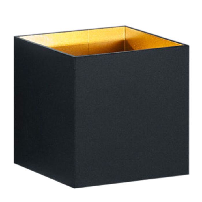 Zwarte up down wandlamp modern, Eva, 4,3W, 3000K LED