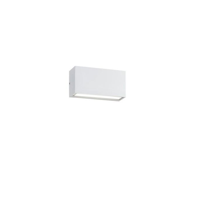 Witte buitenlamp modern, Seby, 10W, 3000K LED, IP65