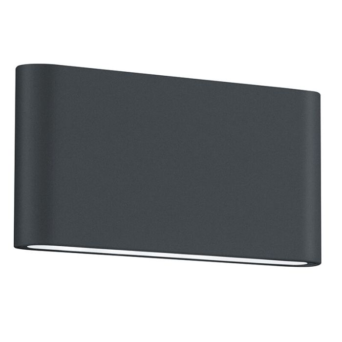 Antraciete buitenlamp modern, Bridlington, 4,5W, 3000K LED, IP54