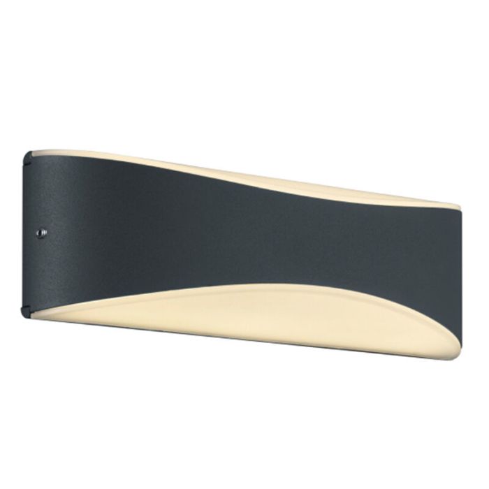 Zwarte buitenlamp modern, Bernadina, 9W, 3000K LED, IP65