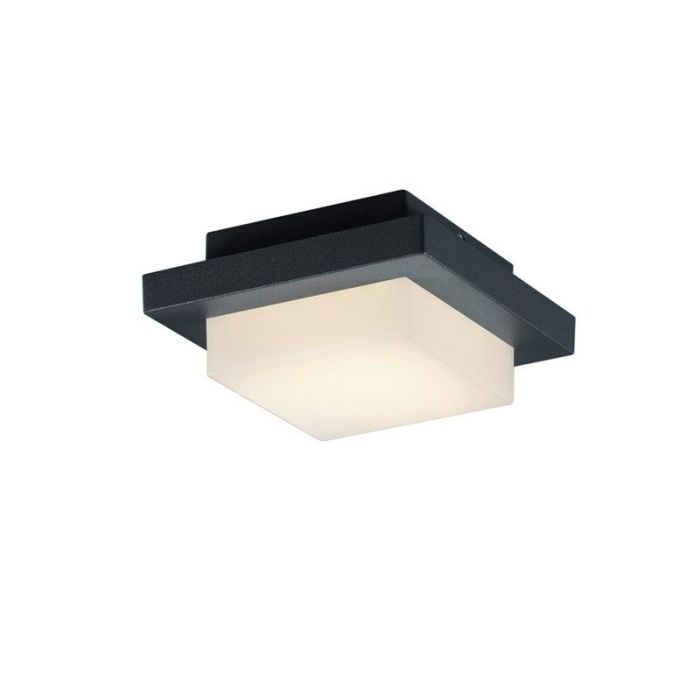 Antraciete buitenlamp aluminium, Bletchley, 3,5W, 3000K LED, IP54