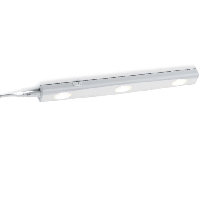Witte keukenkastverlichting, Sarila, 1W, 3000K LED, met schakelaar