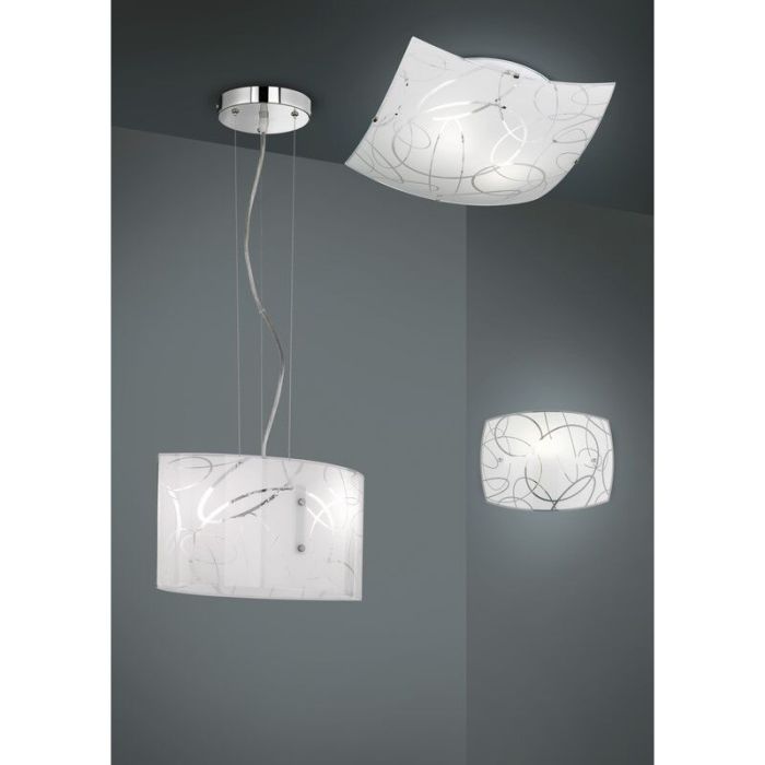 Moderne hanglamp Antoine, Wit