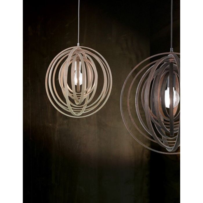 Bruine hanglamp modern, Xoelle