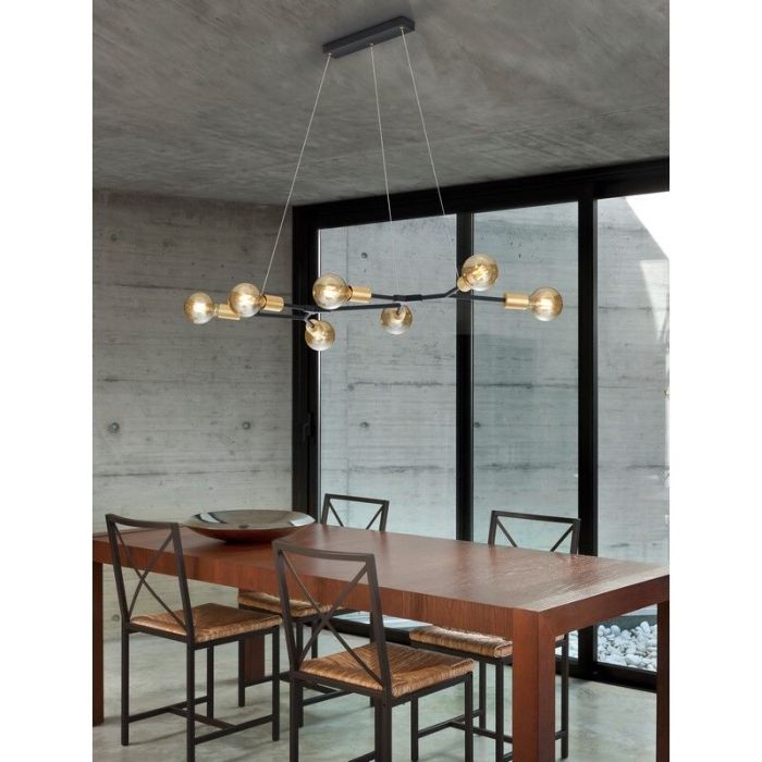Zwarte hanglamp modern, Kyan