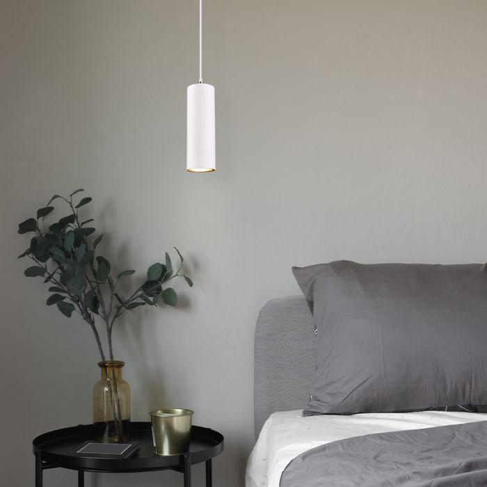 Witte hanglamp modern, Kaso