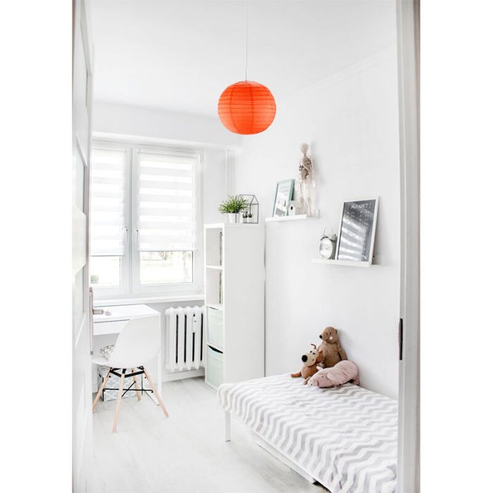 Papieren hanglamp oranje, Louisville