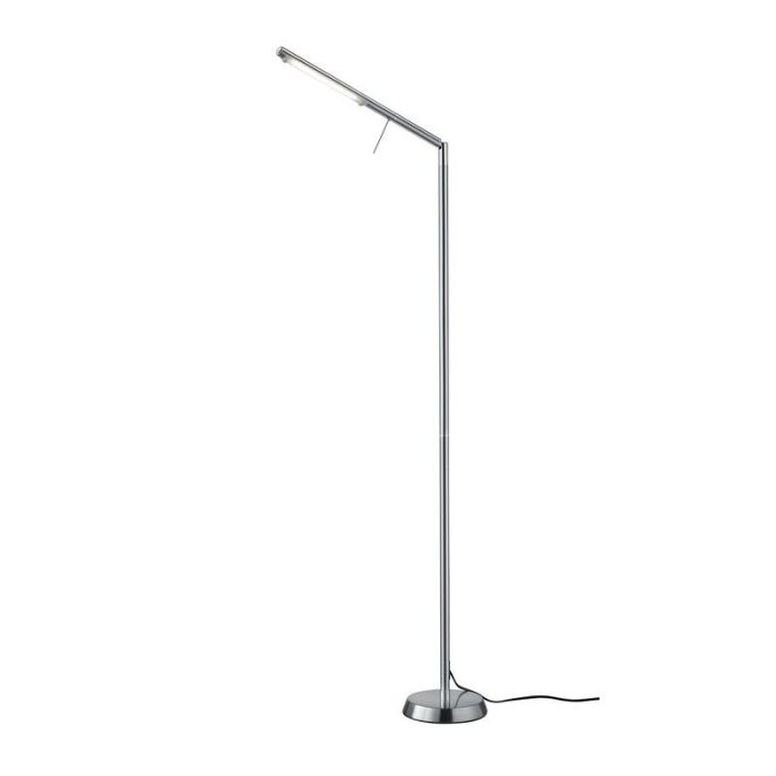 Chromen vloerlamp modern, Rebel, 6W, 3000K LED, met touchdimmer