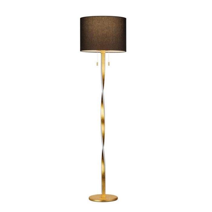 Gouden vloerlamp modern, Ramten, 7W, 3000K LED, met trekschakelaar