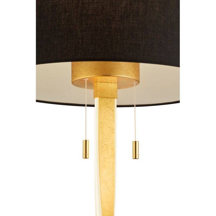 Gouden vloerlamp modern, Ramten, 7W, 3000K LED, met trekschakelaar