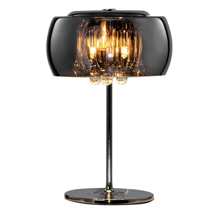 Moderne tafellamp Capucine, Chroom