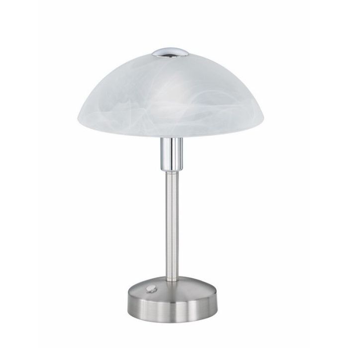 Nikkelen notarislamp klassiek, Notaris, 4W, 3000K LED, met schakelaar
