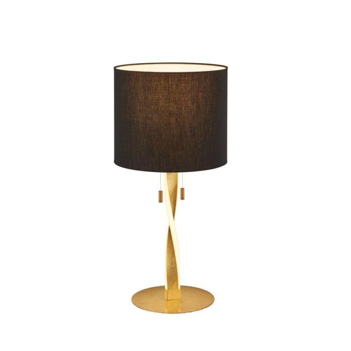 Gouden tafellamp modern, Ramten, 3W, 3000K LED, met trekschakelaar